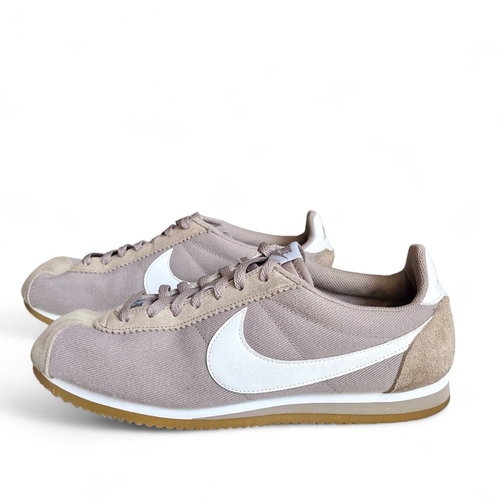 Nike Classic Cortez Nylon Sepia Stone Gum Light Brown Sneaker Shoe Mens Size 10